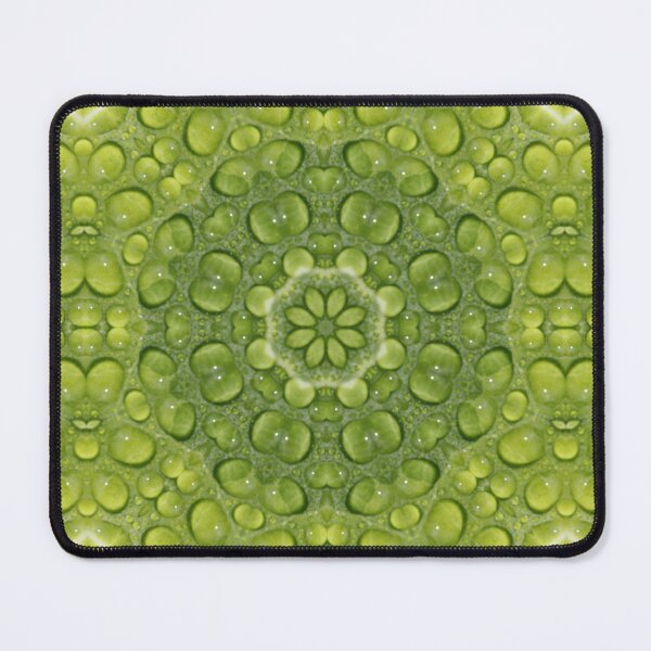 Item preview, Water Droplets on a Green Leaf Kaleidoscope pattern 7 designed and sold by Swabcraft.