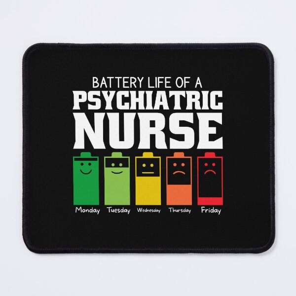 Item preview, Battery Life Of A Psychiatric Nurse designed and sold by wittyshop.