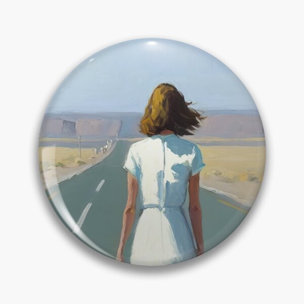 Item preview, Wandering girl , vintage art designed and sold by Lonesomefolk.
