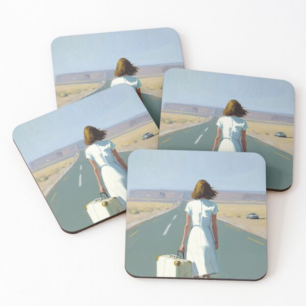 Item preview, Wandering girl , vintage art designed and sold by Lonesomefolk.