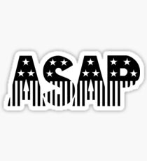 ASAP Stars And Stripes Shirt Sticker