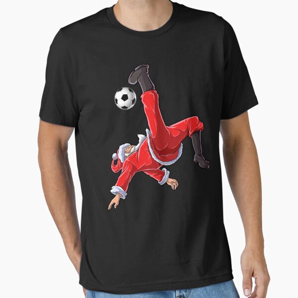 Item preview, Santa Soccer Shirt Bicycle Kick Santa Claus Funny Xmas Sport Gifts designed and sold by LiqueGifts.