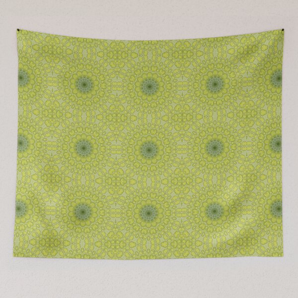 Item preview, Water Droplets on a Green Leaf Kaleidoscope pattern 10 designed and sold by Swabcraft.