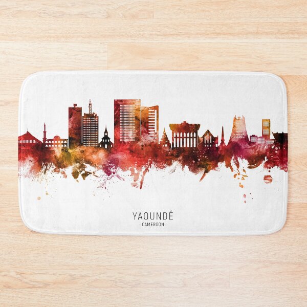 Item preview, Yaoundé Cameroon Skyline designed and sold by ArtPrints.