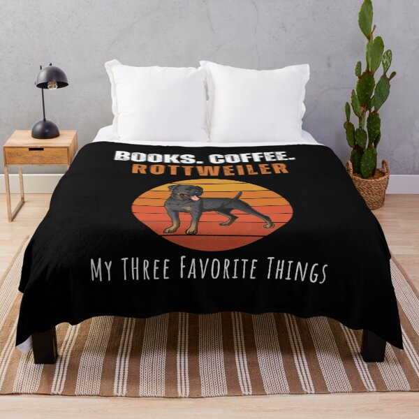 Item preview, Books,Coffee, Rottweiler- My Three Favorite Things designed and sold by So Witcasm ?.