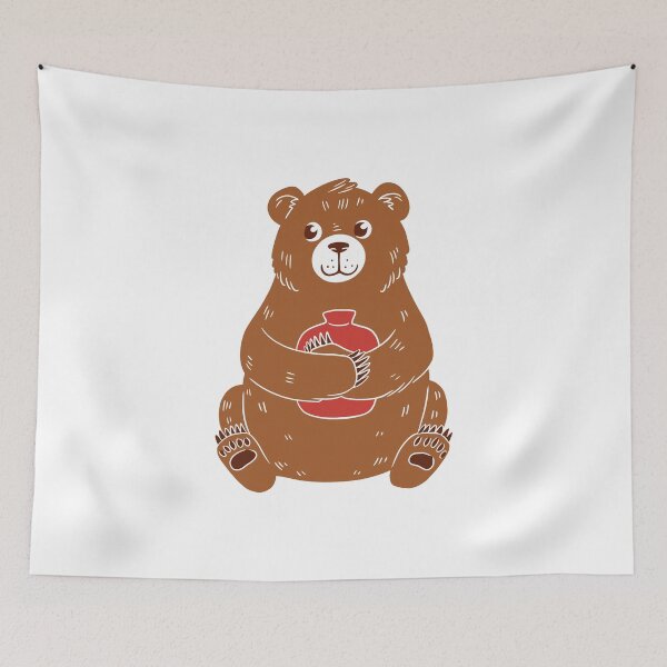 Item preview, Bear with hot water bottle designed and sold by DerSenat.