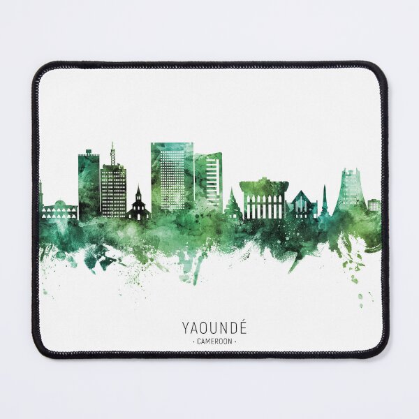 Item preview, Yaoundé Cameroon Skyline designed and sold by ArtPrints.