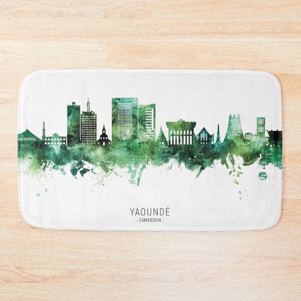 Item preview, Yaoundé Cameroon Skyline designed and sold by ArtPrints.