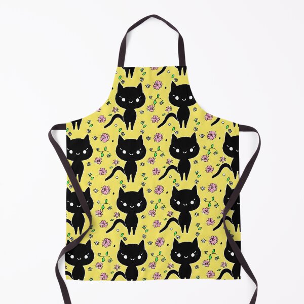 Item preview, Black Cat With Flowers Essential designed and sold by PRINYOS.
