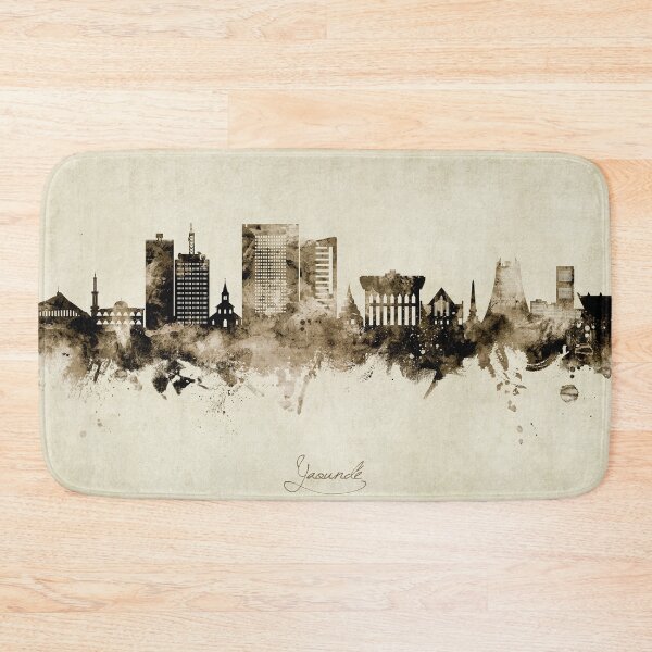 Item preview, Yaoundé Cameroon Skyline designed and sold by ArtPrints.