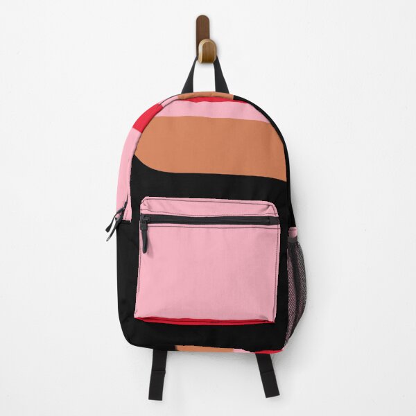 Item preview, Vintage 80s Retro design Pink, Red & Brown colour pop graphics designed and sold by ZenDesigner.