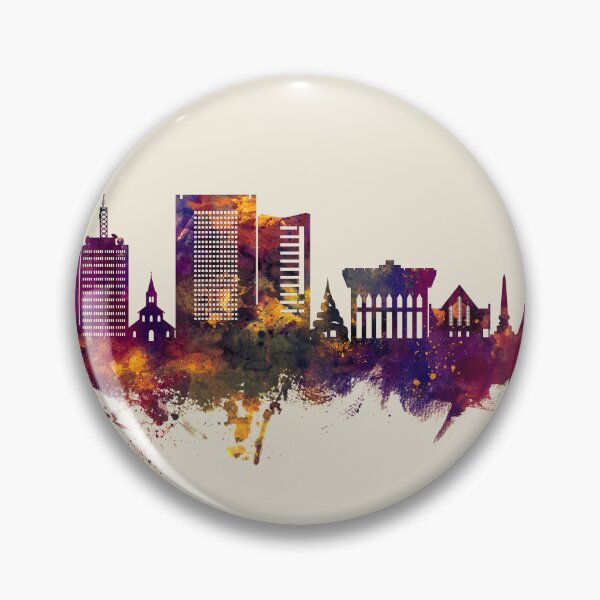 Item preview, Yaoundé Cameroon Skyline designed and sold by ArtPrints.