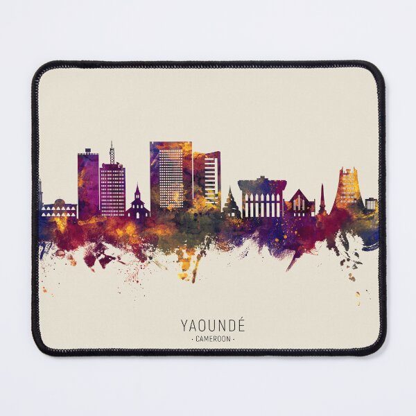 Item preview, Yaoundé Cameroon Skyline designed and sold by ArtPrints.