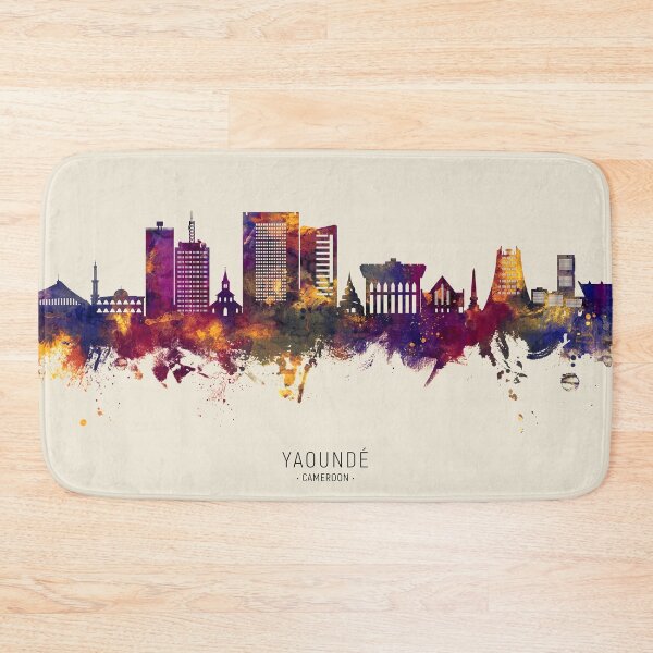 Item preview, Yaoundé Cameroon Skyline designed and sold by ArtPrints.
