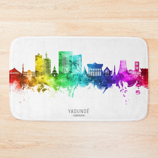Item preview, Yaoundé Cameroon Skyline designed and sold by ArtPrints.