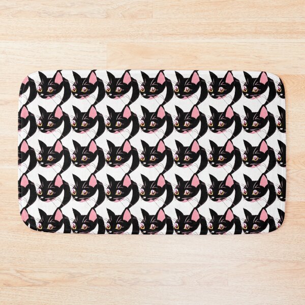 Item preview,  Black Cat With Flowers Essential pattern designed and sold by PRINYOS.