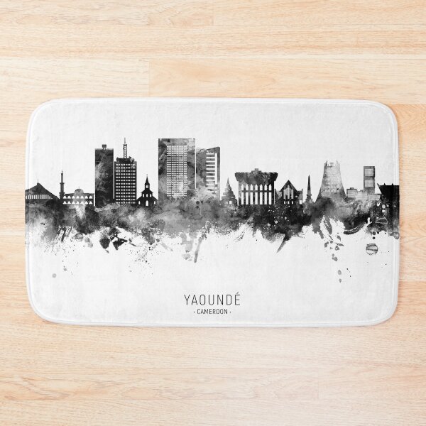 Item preview, Yaoundé Cameroon Skyline designed and sold by ArtPrints.
