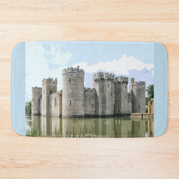 Item preview, Bodiam Castle East Sussex. Travel poster designed and sold by BarbaraGlebska.