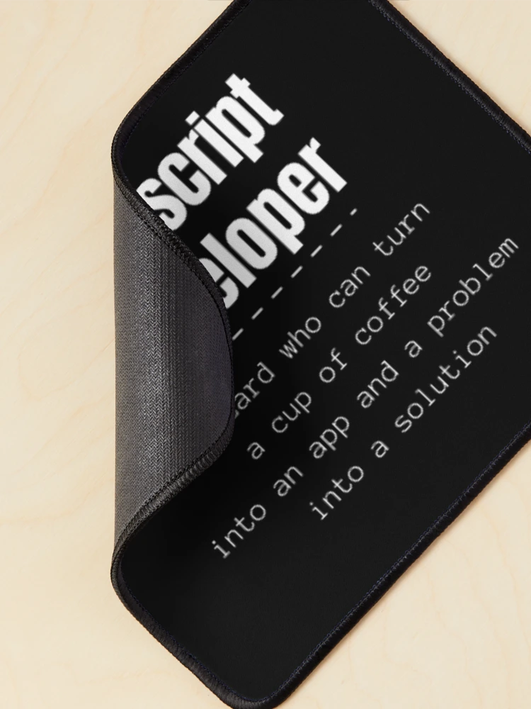 Thumbnail 2 of 5, Mouse Pad, Javascript developer, web developer, programmer designed and sold by TeePassion.
