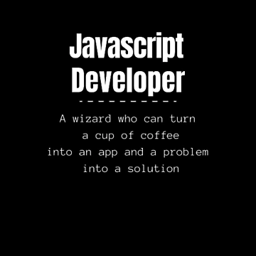 Artwork thumbnail, Javascript developer, web developer, programmer by TeePassion