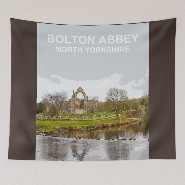 Item preview, Bolton Abbey, North Yorkshire. Travel poster designed and sold by BarbaraGlebska.