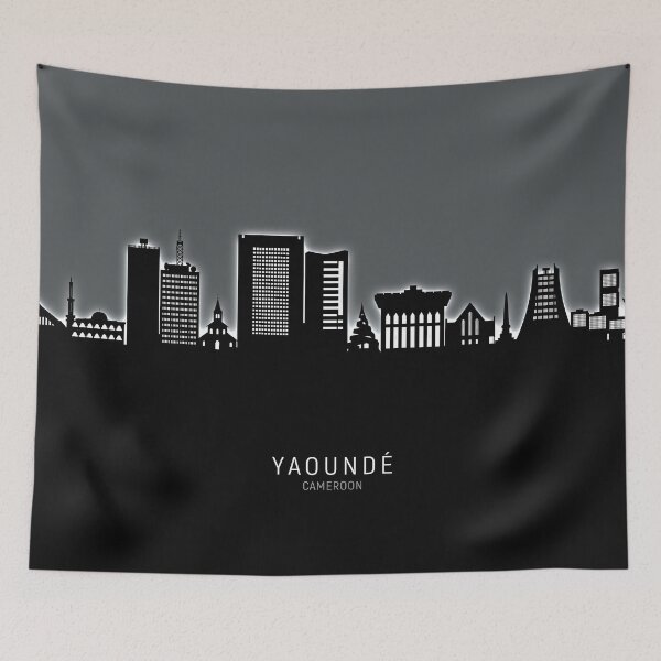 Item preview, Yaoundé Cameroon Skyline designed and sold by ArtPrints.