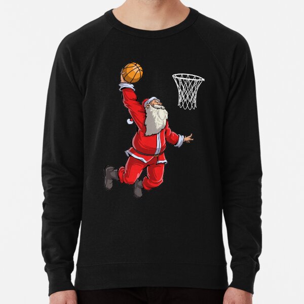 santa basketball sweater