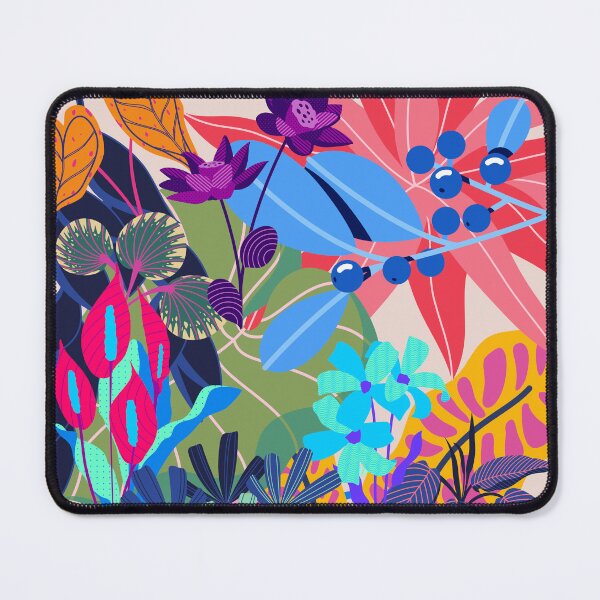 Item preview, crazy colorful plant pattern designed and sold by ichirochen.