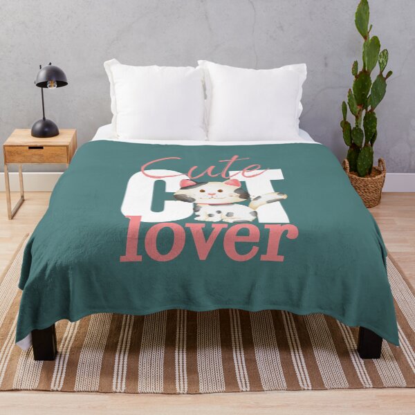 Item preview, For A Cat Lover, Cute Cat Lover Print - For a cat lover, for a cute cat lover. designed and sold by Wentoo.