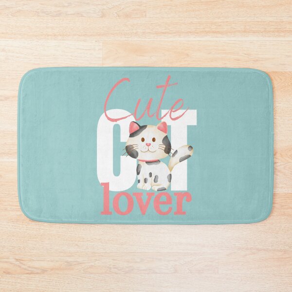 Item preview, For A Cat Lover, Cute Cat Lover Print - For a cat lover, for a cute cat lover. designed and sold by Wentoo.