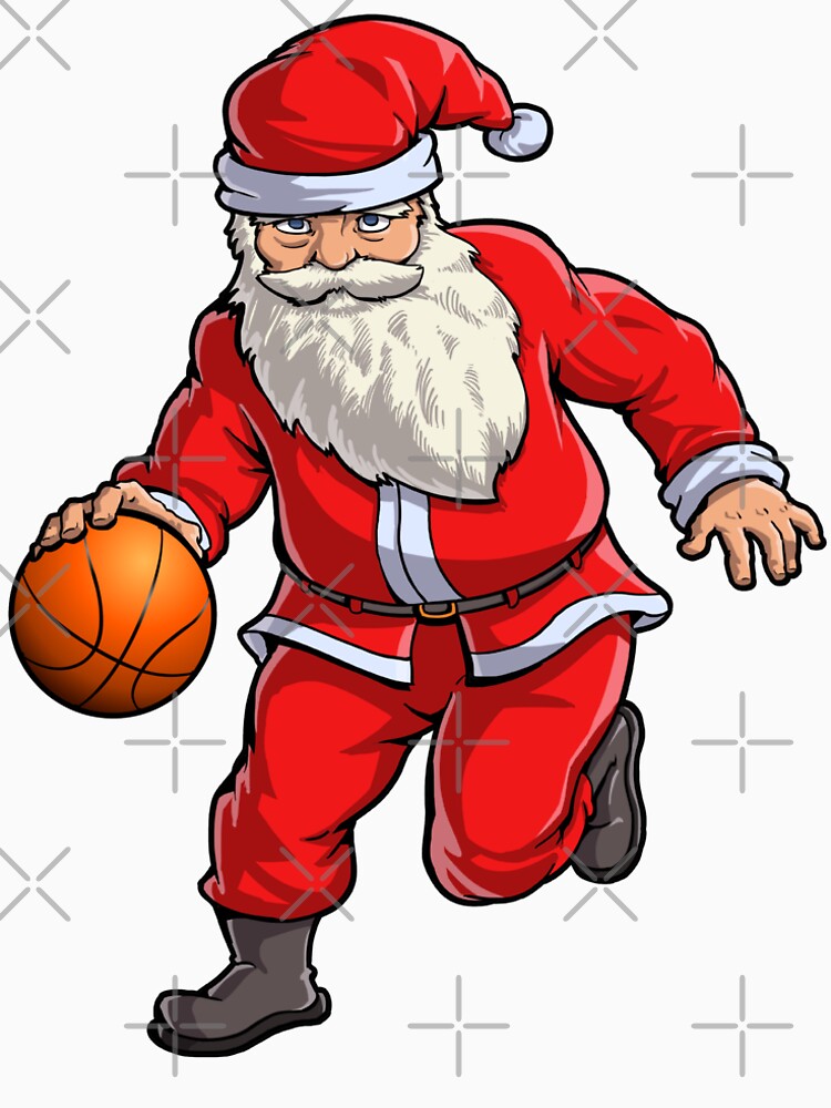 santa basketball shirt