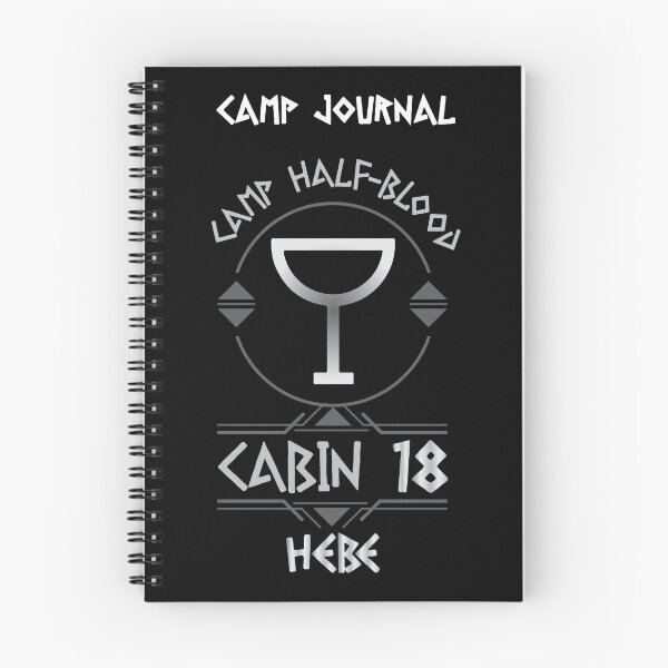 Item preview, Camp Journal for members of Cabin #18 in Camp Half Blood, Child of Hebe – Percy Jackson inspired design  designed and sold by photonxt.