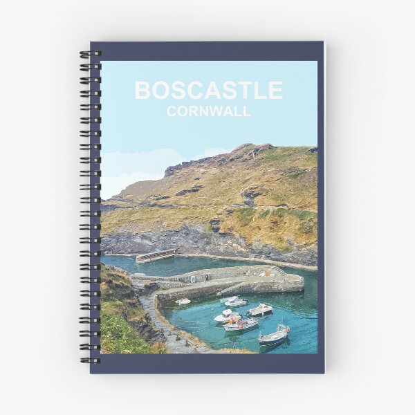 Item preview, Boscastle Cornwall. Cornish gift. Kernow fishing harbour.  designed and sold by BarbaraGlebska.