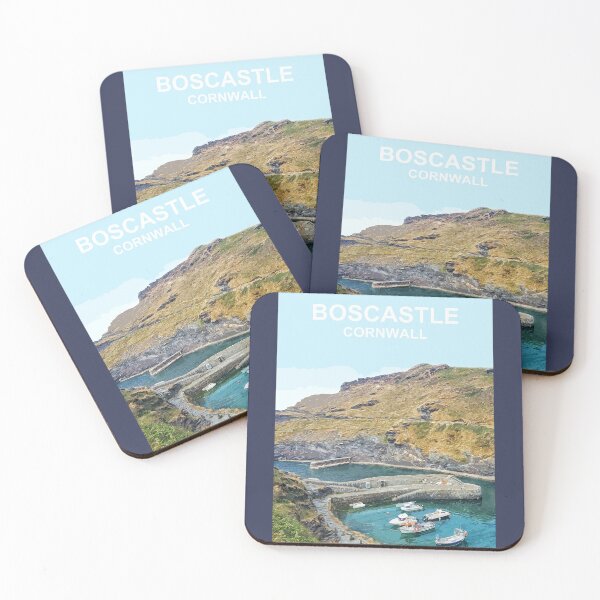 Item preview, Boscastle Cornwall. Cornish gift. Kernow fishing harbour.  designed and sold by BarbaraGlebska.