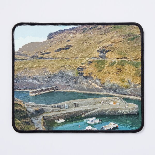 Item preview, Boscastle Cornwall. Cornish gift. Kernow fishing harbour.  designed and sold by BarbaraGlebska.