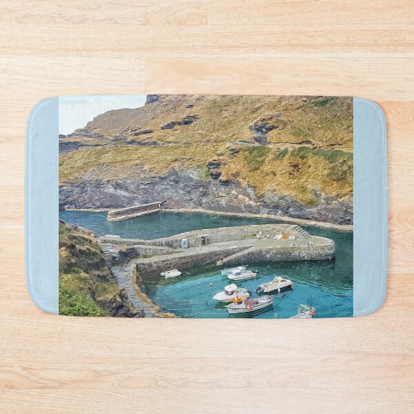 Item preview, Boscastle Cornwall. Cornish gift. Kernow fishing harbour.  designed and sold by BarbaraGlebska.