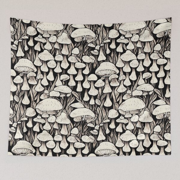 Item preview, Mushroom pattern designed and sold by folskullyz.