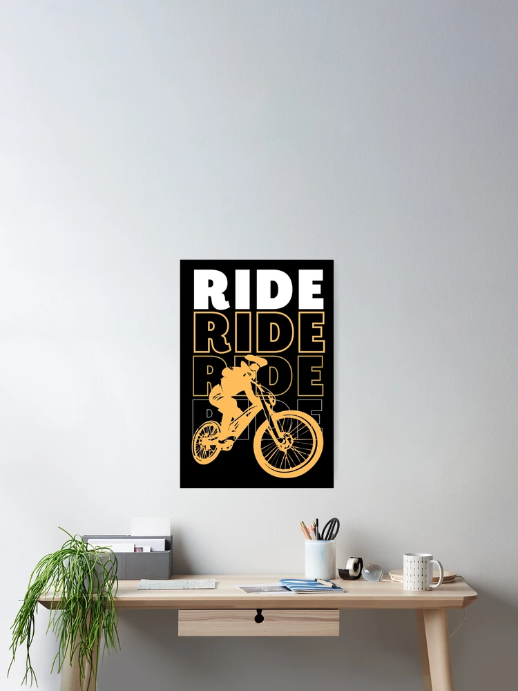 Thumbnail 2 of 3, Poster, Ride Ride Ride designed and sold by pelkkaaalamakea.