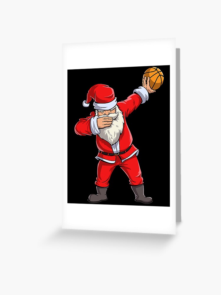 Basketball Santa T Shirt Christmas Hat Ball Sport Basketball Santa T Shirt Christmas Hat Ball Sport