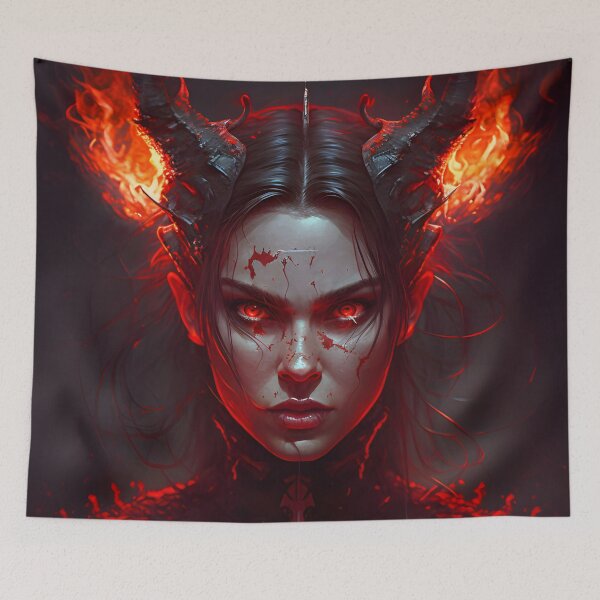 Item preview, The Queen of Inferno designed and sold by aiartdirection.