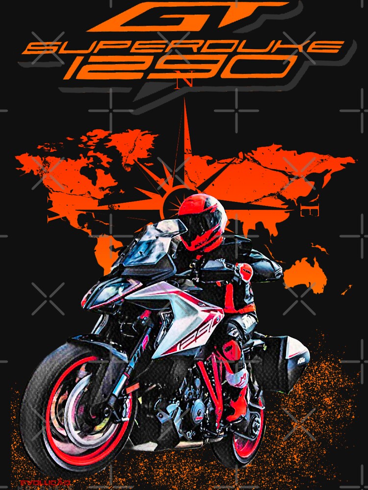 T-shirt KTM 1290 Super Duke GT pour les motocyclistes, moto KTM