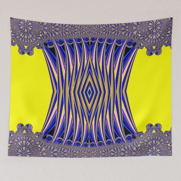 Item preview, Yellow and Blue Cascade designed and sold by Dianne Mead.