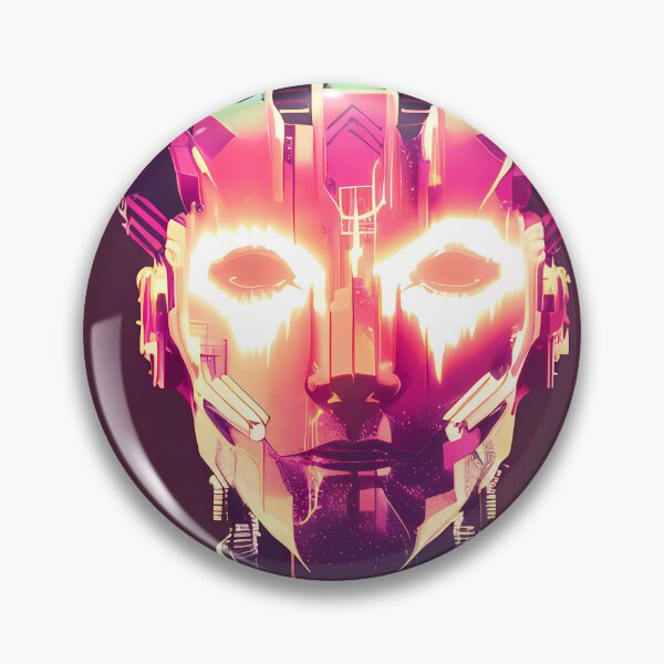 Item preview, Egyptian Cat God Bastet Cyberpunk Sticker Design - Futuristic Feline Deity Art for Laptop, Water Bottle, and More! designed and sold by Mytho Merch.