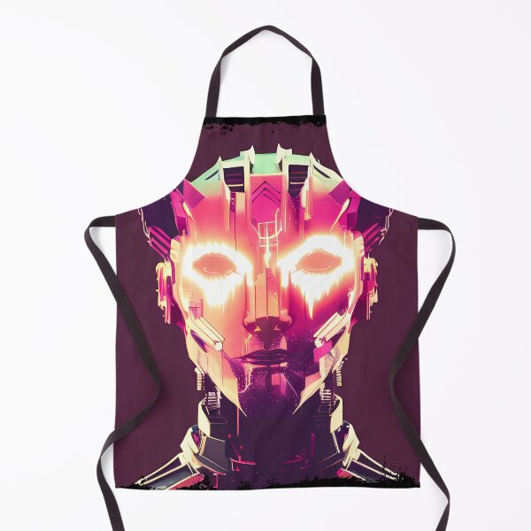 Item preview, Egyptian Cat God Bastet Cyberpunk Sticker Design - Futuristic Feline Deity Art for Laptop, Water Bottle, and More! designed and sold by Mytho Merch.