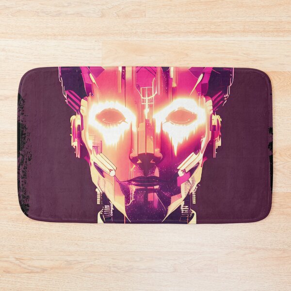 Item preview, Egyptian Cat God Bastet Cyberpunk Sticker Design - Futuristic Feline Deity Art for Laptop, Water Bottle, and More! designed and sold by Mytho Merch.