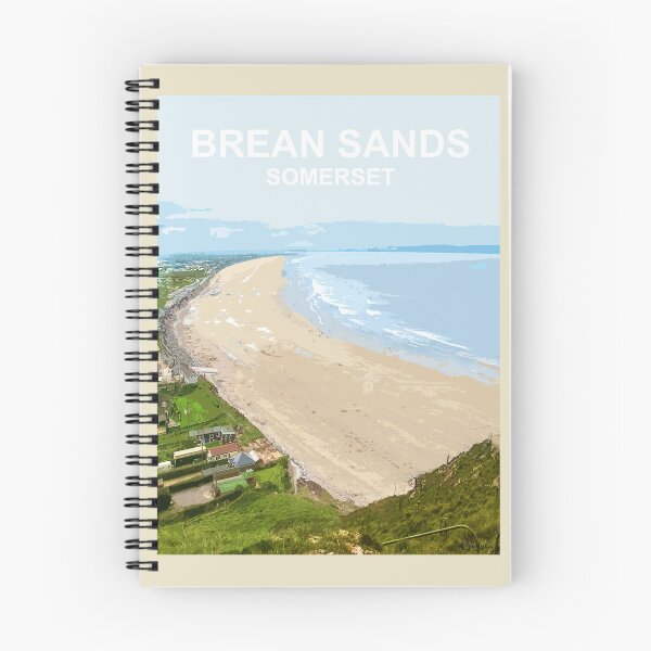 Item preview, Brean Sands Somerset. cartel de viaje. Regalo. designed and sold by BarbaraGlebska.