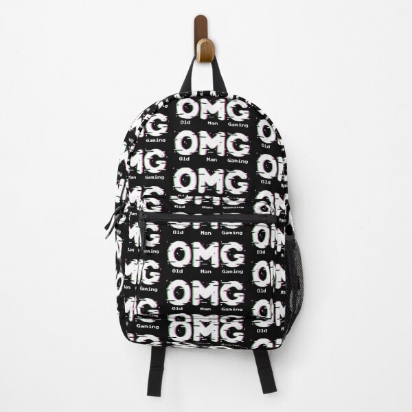 Item preview, OMG Old Man Gaming Pixelated Arcade Acronym Gamer Pun designed and sold by Skizzenmonster.