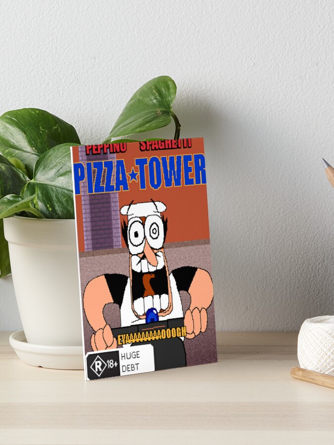 TAXES Pizza Tower - Peppino Sticker for Sale by SteliosRedB