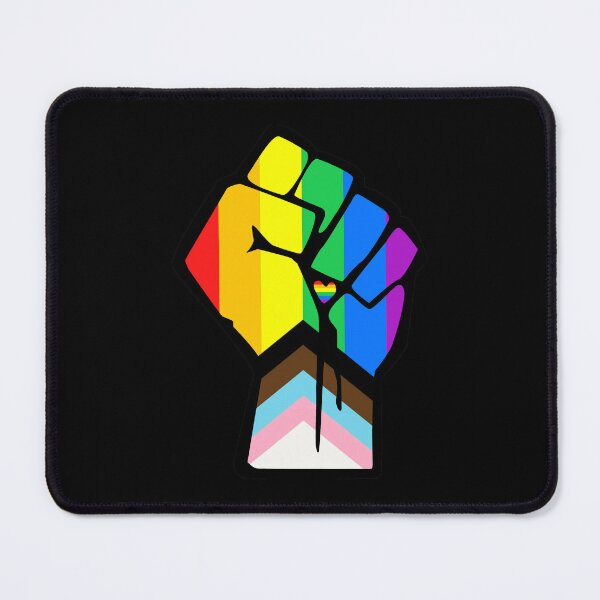 Item preview, Progress Pride Solidarity Fist designed and sold by everything4eva.