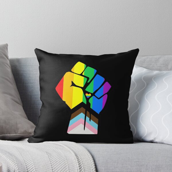 Item preview, Progress Pride Solidarity Fist designed and sold by everything4eva.